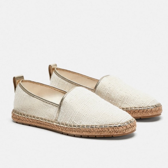 LAST TWO • NWT • Zara • Fabric Espadrille - Picture 4 of 8